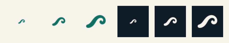 favicon strip 16, 32 and 48 px on paper and ink