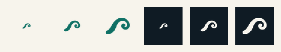 favicon strip 16, 32 and 48 px on paper and ink