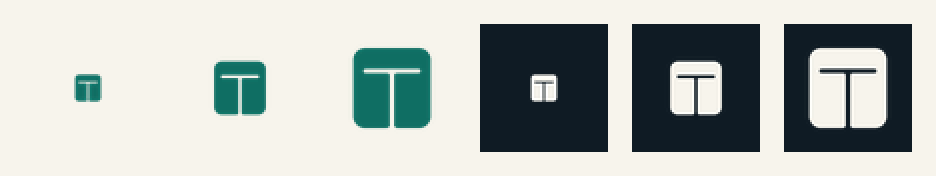 favicon strip 16, 32 and 48 px on paper and ink