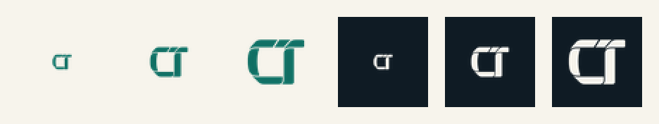 favicon strip 16, 32 and 48 px on paper and ink