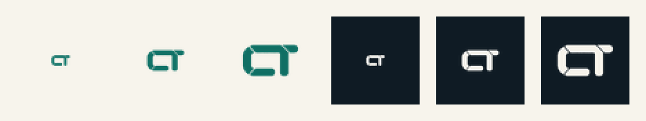 favicon strip 16, 32 and 48 px on paper and ink