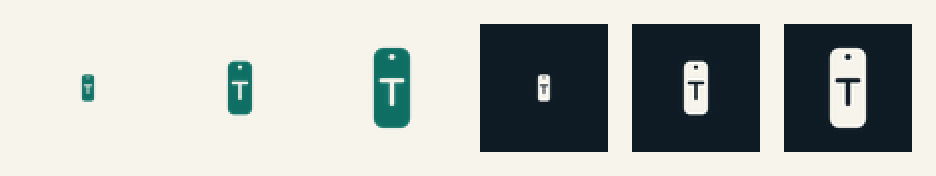 favicon strip 16, 32 and 48 px on paper and ink