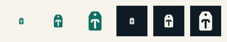 favicon strip 16, 32 and 48 px on paper and ink