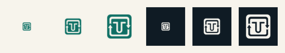 favicon strip 16, 32 and 48 px on paper and ink