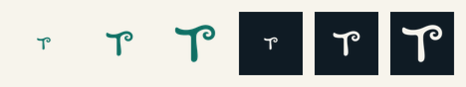 favicon strip 16, 32 and 48 px on paper and ink