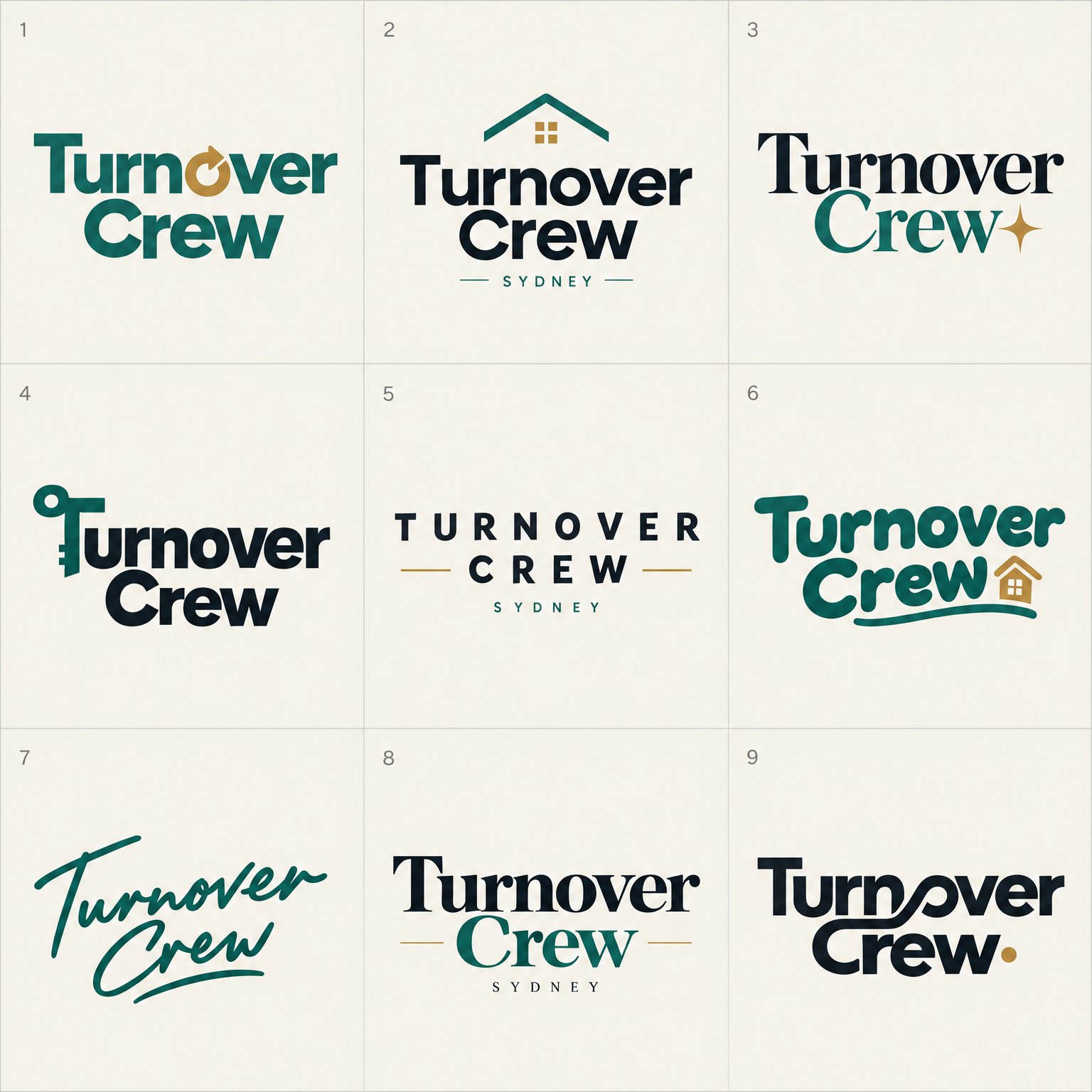 Wordmark treatments exploration sheet, GPT Image 2.5 Sunburst