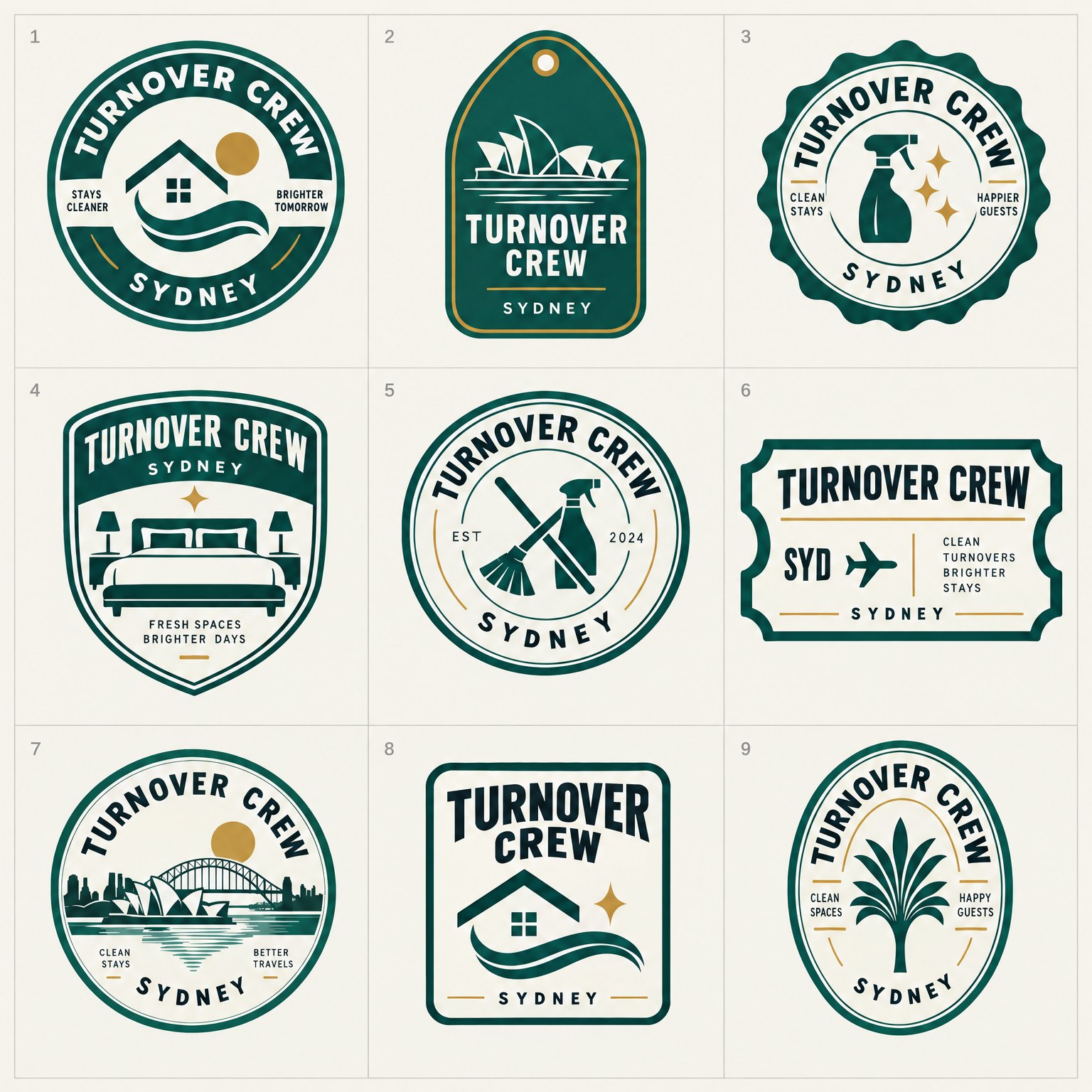 Badges and emblems exploration sheet, GPT Image 2.5 Sunburst